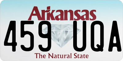 AR license plate 459UQA
