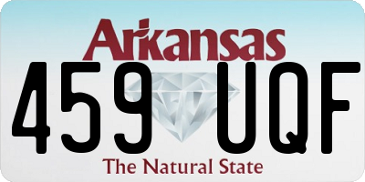 AR license plate 459UQF