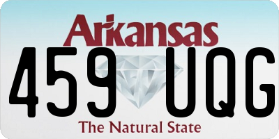 AR license plate 459UQG