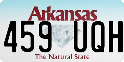 AR license plate 459UQH