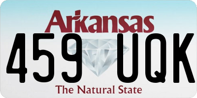 AR license plate 459UQK