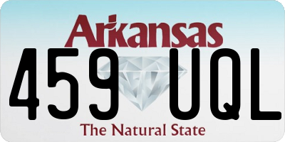 AR license plate 459UQL