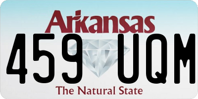 AR license plate 459UQM