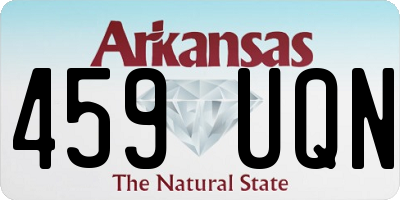 AR license plate 459UQN