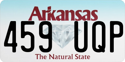 AR license plate 459UQP