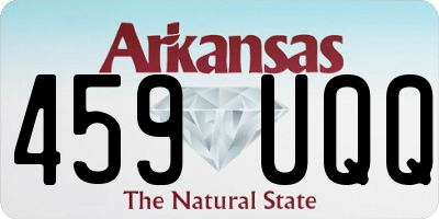 AR license plate 459UQQ