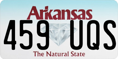 AR license plate 459UQS