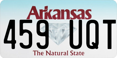 AR license plate 459UQT