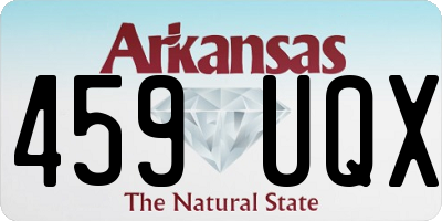 AR license plate 459UQX