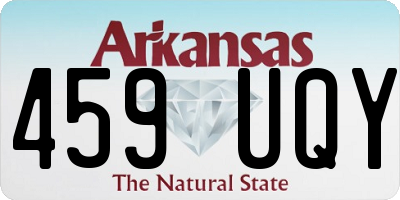 AR license plate 459UQY