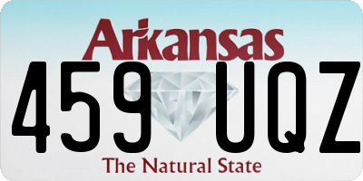 AR license plate 459UQZ