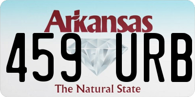 AR license plate 459URB