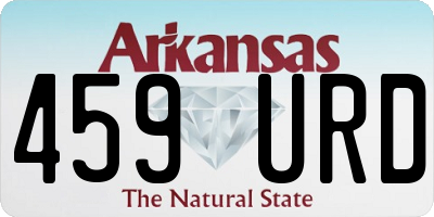 AR license plate 459URD
