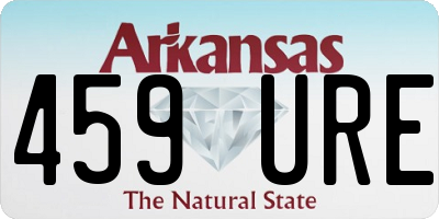 AR license plate 459URE