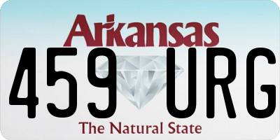 AR license plate 459URG