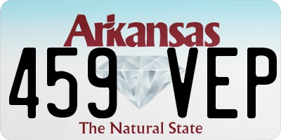 AR license plate 459VEP