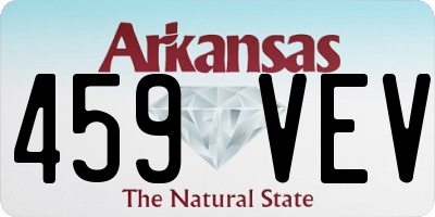 AR license plate 459VEV