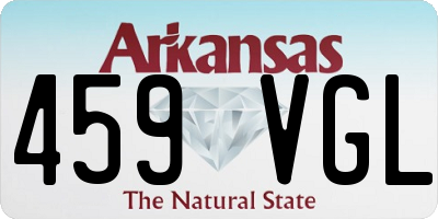 AR license plate 459VGL