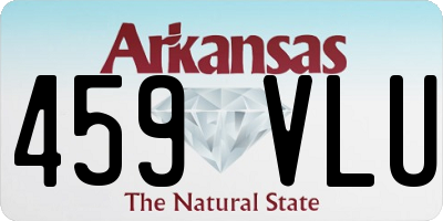 AR license plate 459VLU