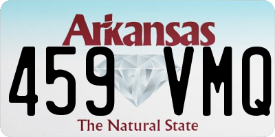 AR license plate 459VMQ