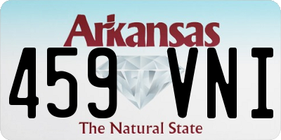 AR license plate 459VNI