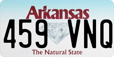 AR license plate 459VNQ