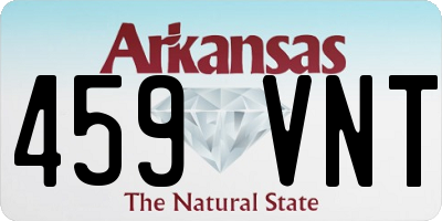 AR license plate 459VNT