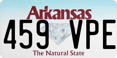 AR license plate 459VPE
