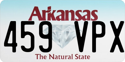 AR license plate 459VPX