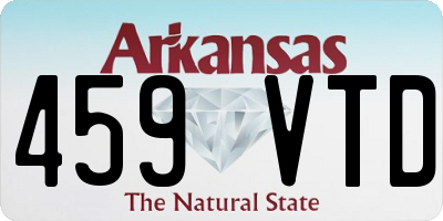 AR license plate 459VTD