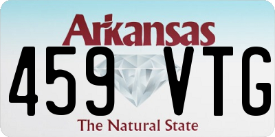 AR license plate 459VTG