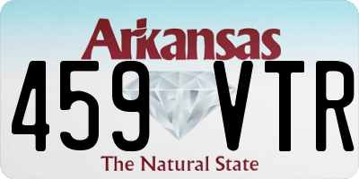 AR license plate 459VTR