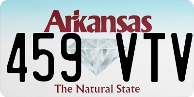 AR license plate 459VTV