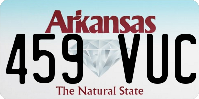 AR license plate 459VUC