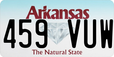 AR license plate 459VUW