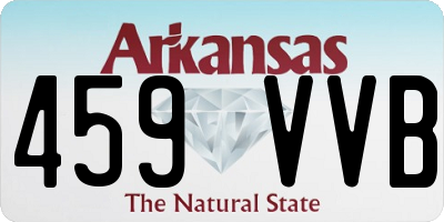 AR license plate 459VVB