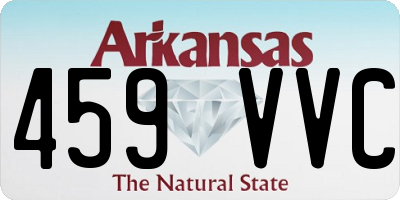 AR license plate 459VVC