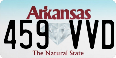 AR license plate 459VVD