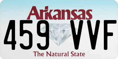 AR license plate 459VVF