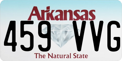 AR license plate 459VVG