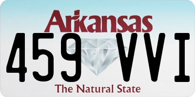 AR license plate 459VVI