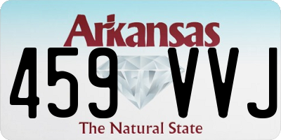 AR license plate 459VVJ