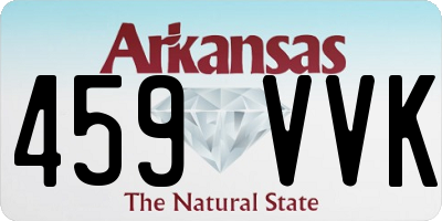 AR license plate 459VVK