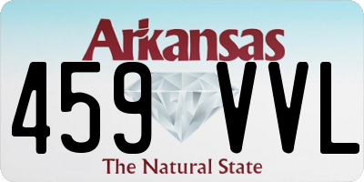 AR license plate 459VVL