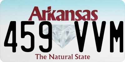 AR license plate 459VVM