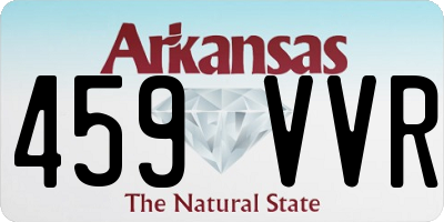 AR license plate 459VVR