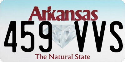 AR license plate 459VVS