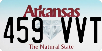 AR license plate 459VVT