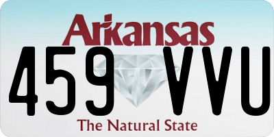 AR license plate 459VVU