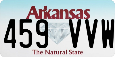 AR license plate 459VVW
